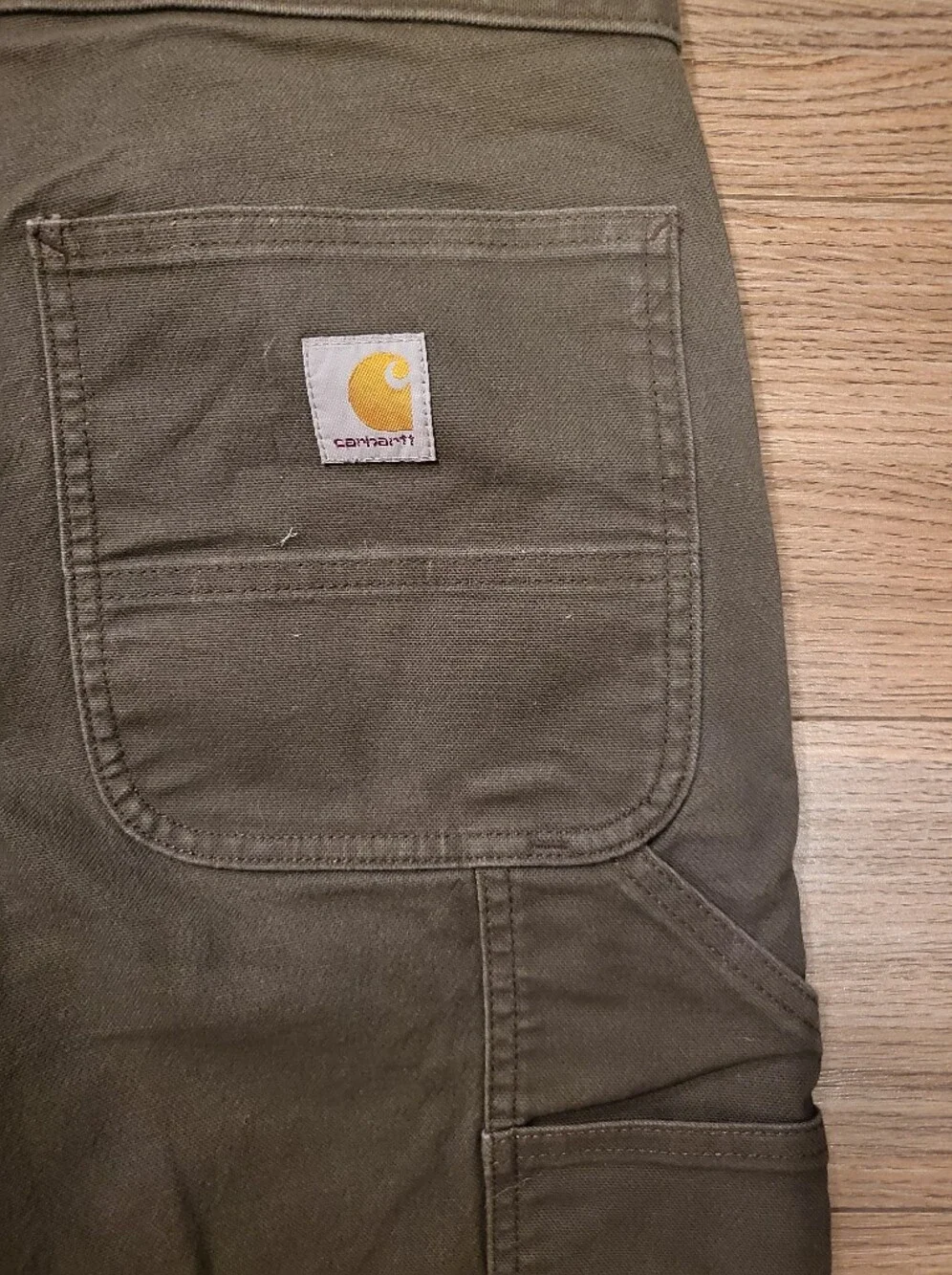 Carhartt Brown Carpenter Pant - Straight Leg Relaxed Fit